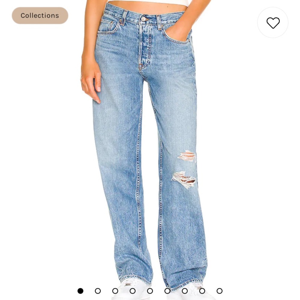 GRLFRND Bella Low Rise Boyfriend Jeans